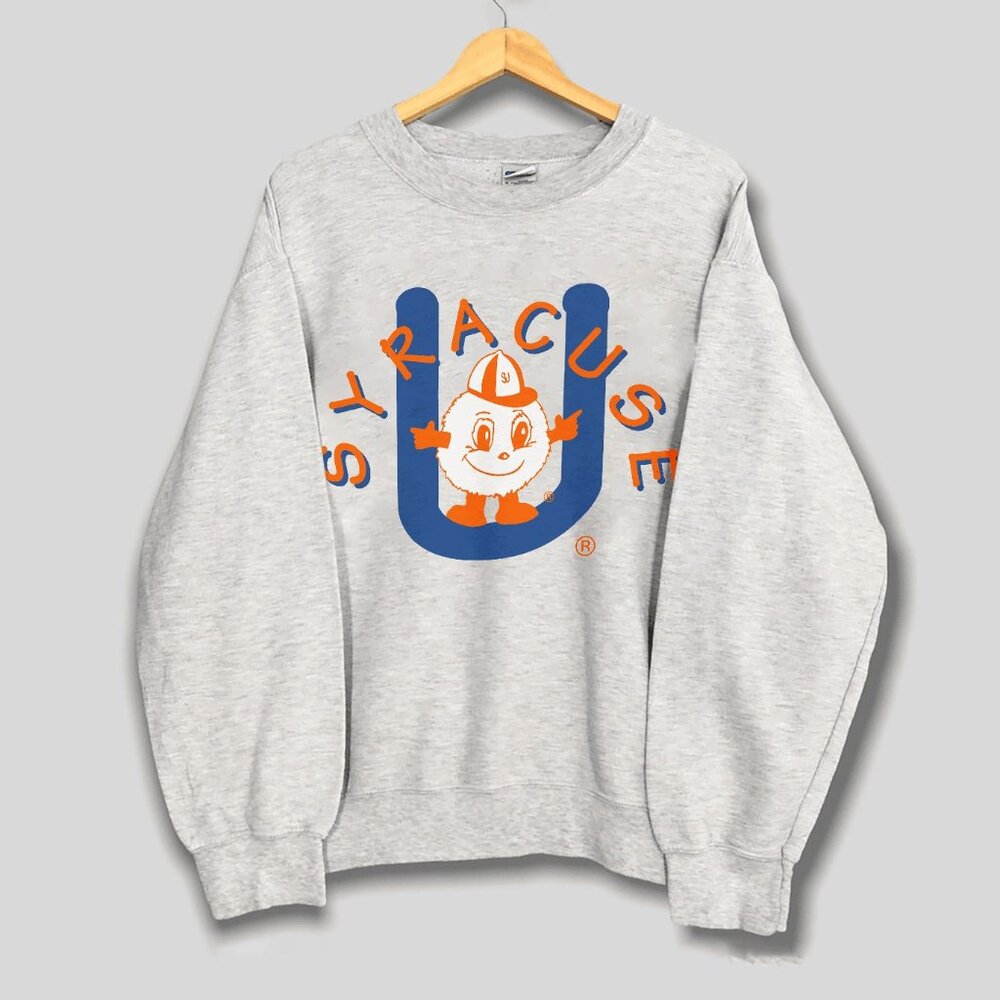Vintage Style Syracuse University Sweatshirt, Syracuse Orange Unisex Shirt Tee